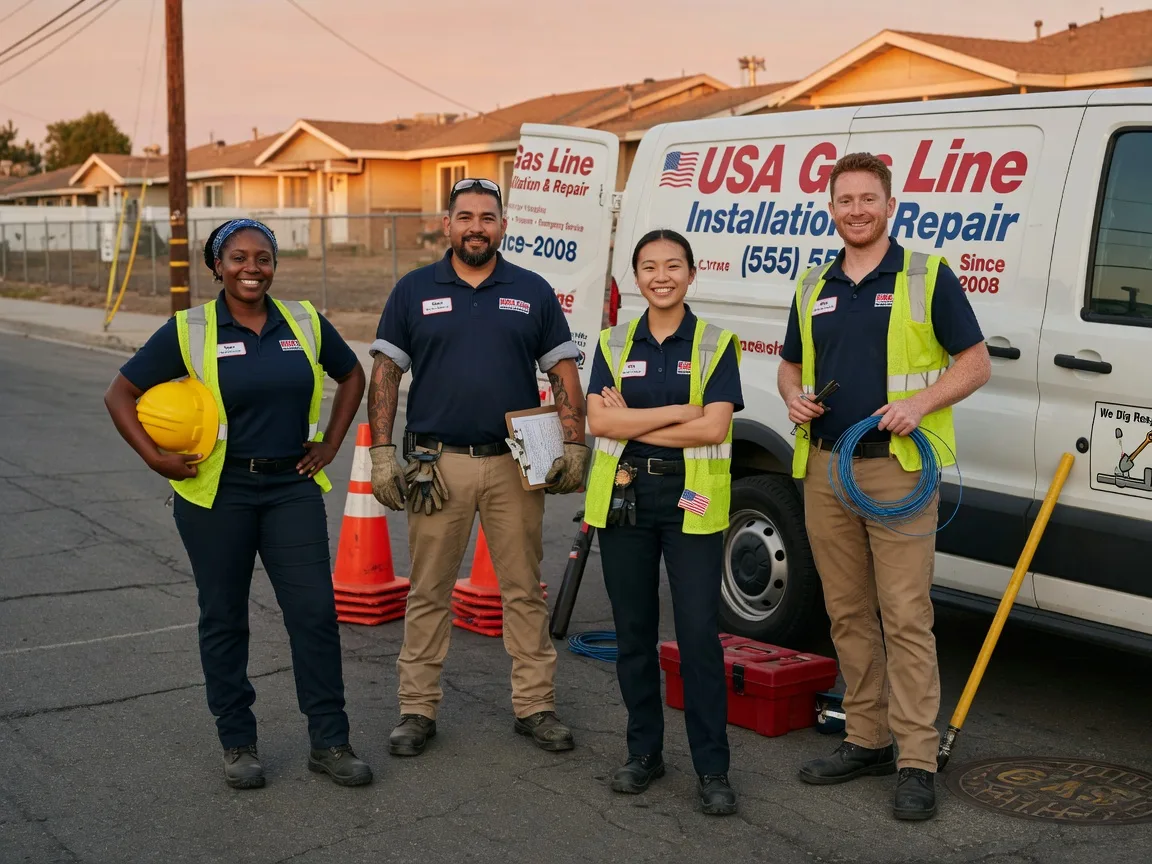 Gas Line Installation company in Wewoka, OK